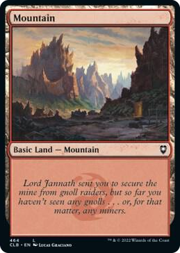 0464 Mountain (464) L Commander Legends: Battle for Baldur's Gate