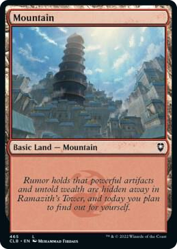 Mountain (465) #465 L - Commander Legends: Battle for Baldur's Gate Pokemon card