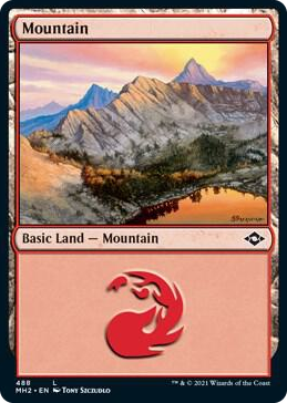 0488 Mountain (488) (Foil Etched) L Modern Horizons 2