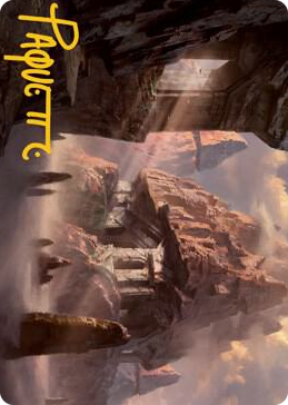 0062 Mountain (62/81) Art Card (Gold-Stamped Signature) S Art Series: Adventures in the Forgotten Realms