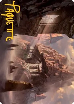 0062 Mountain (62/81) Art Card (Gold-Stamped Signature) S Art Series: Adventures in the Forgotten Realms