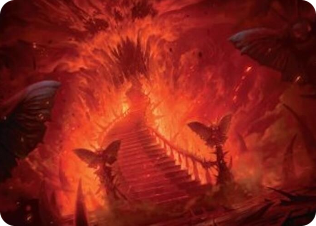 0030 Mountain Art Card S Art Series: Duskmourn: House of Horror