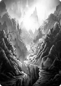 0079 Mountain Art Card S Art Series: Innistrad: Midnight Hunt