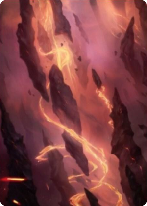 0016 Mountain Art Card (16/81) S Art Series: Zendikar Rising