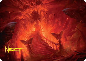 0030 Mountain Art Card (Gold-Stamped Signature) S Art Series: Duskmourn: House of Horror
