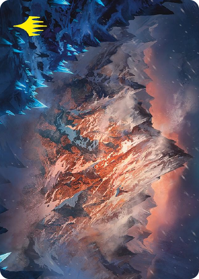 0031 Mountain Art Card (Gold-Stamped Signature) S Art Series: Universes Beyond: The Lord of the Rings: Tales of Middle-earth