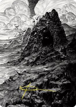 0080 Mountain Art Card (Gold-Stamped Signature) S Art Series: Innistrad: Crimson Vow
