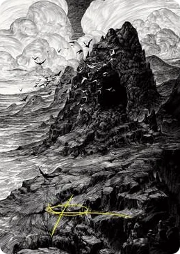 0080 Mountain Art Card (Gold-Stamped Signature) S Art Series: Innistrad: Crimson Vow