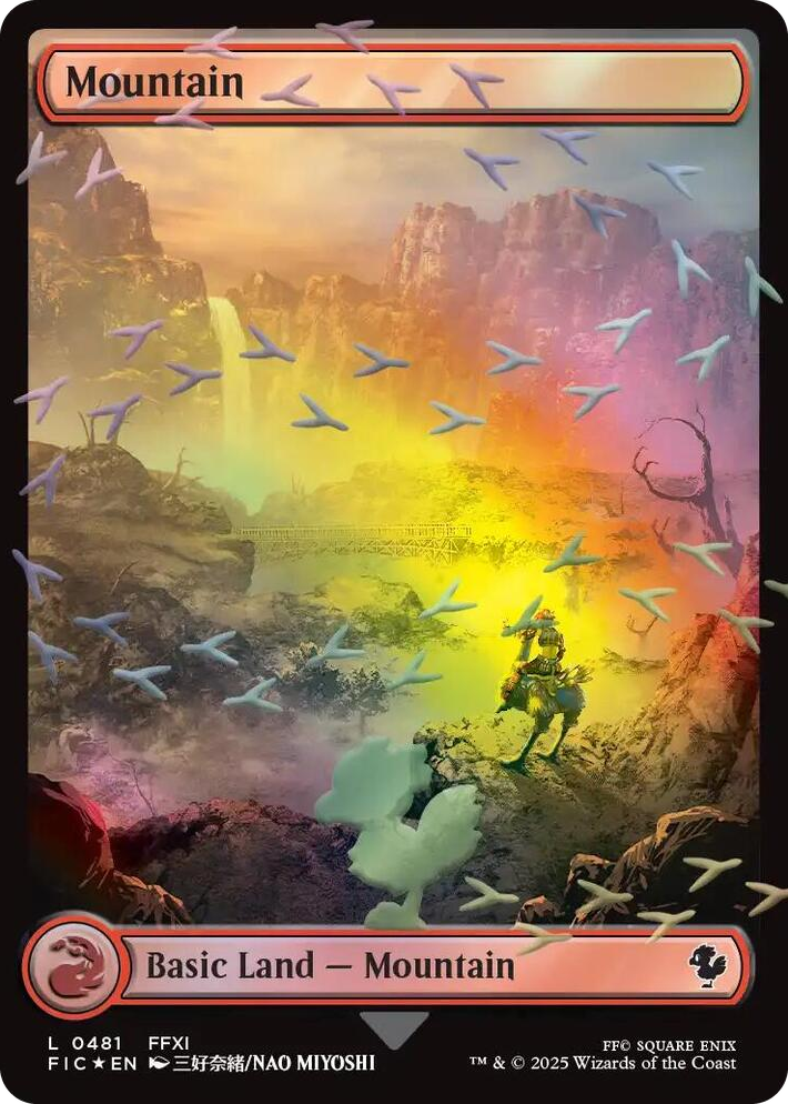 0481 Mountain (Chocobo Track Foil) L Commander: FINAL FANTASY