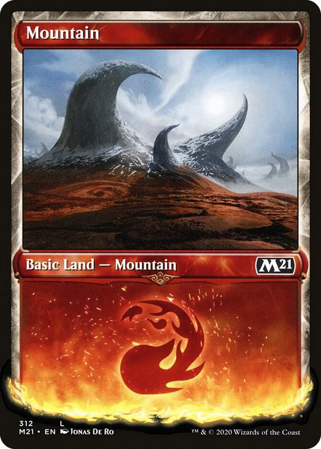 0312 Mountain (Showcase) L Core Set 2021