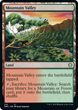0219 Mountain Valley U Commander: Dominaria United