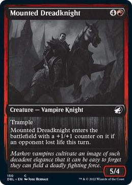 0150 Mounted Dreadknight C Innistrad: Double Feature