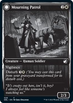 0028 Mourning Patrol C Innistrad: Double Feature