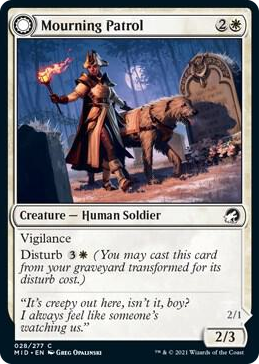 0028 Mourning Patrol C Innistrad: Midnight Hunt