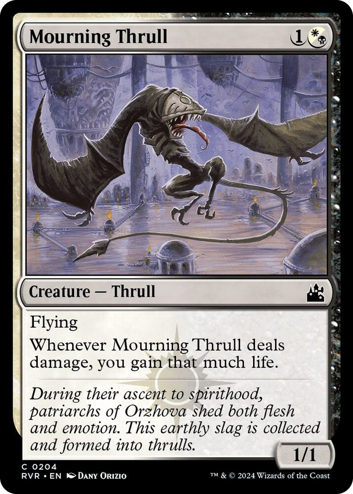 Mourning Thrull #204 C - Ravnica Remastered Pokemon card