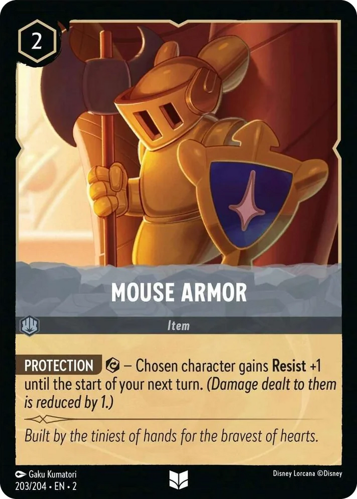Mouse Armor #203 Uncommon - Rise of the Floodborn Pokemon card
