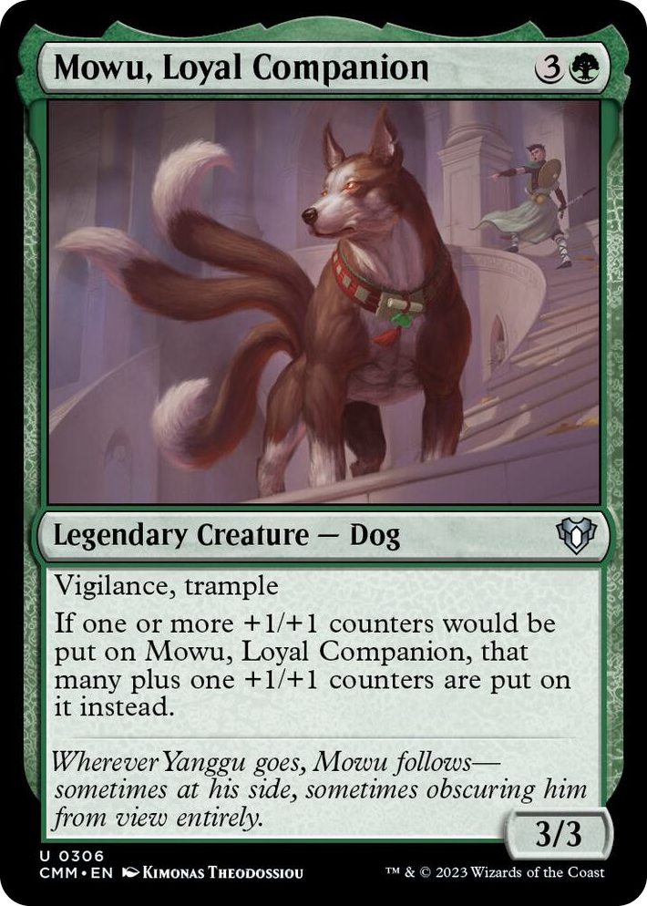 0306 Mowu, Loyal Companion U Commander Masters