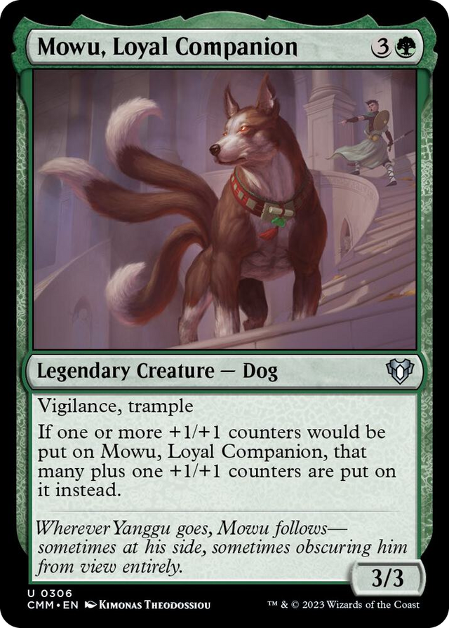 0306 Mowu, Loyal Companion U Commander Masters