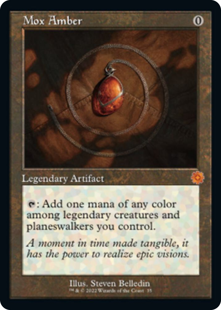 0035 Mox Amber M The Brothers' War: Retro Frame Artifacts
