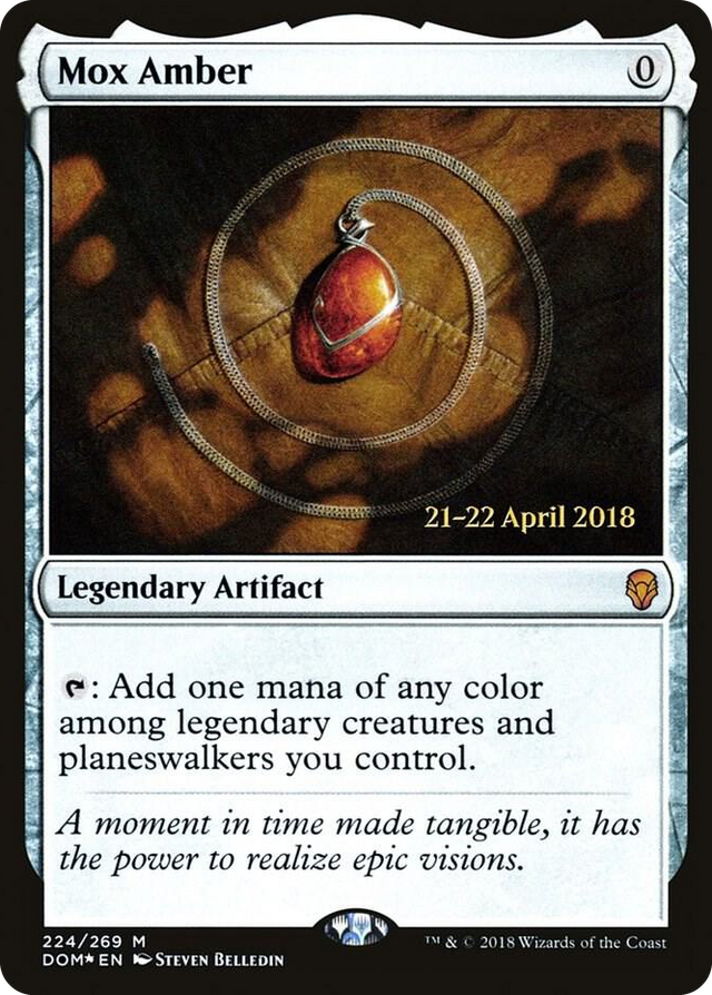 0224 Mox Amber M Prerelease Cards