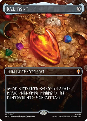0096 Mox Amber (Borderless) (Dwarvish) M The Hobbit: Eternal-Legal