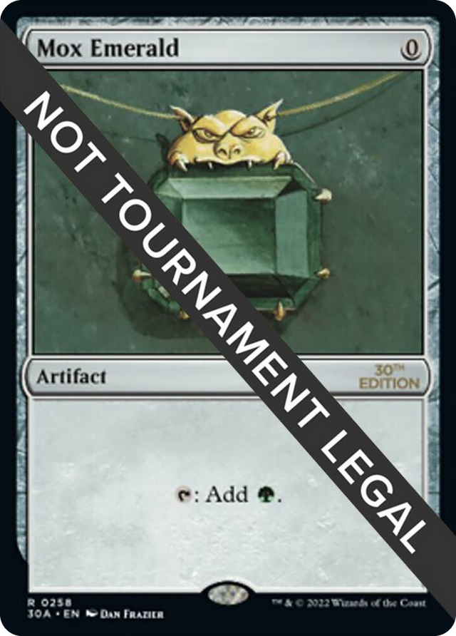 0258 Mox Emerald R 30th Anniversary Edition