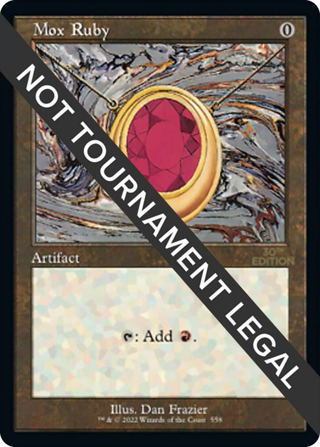0558 Mox Ruby (Retro Frame) R 30th Anniversary Edition