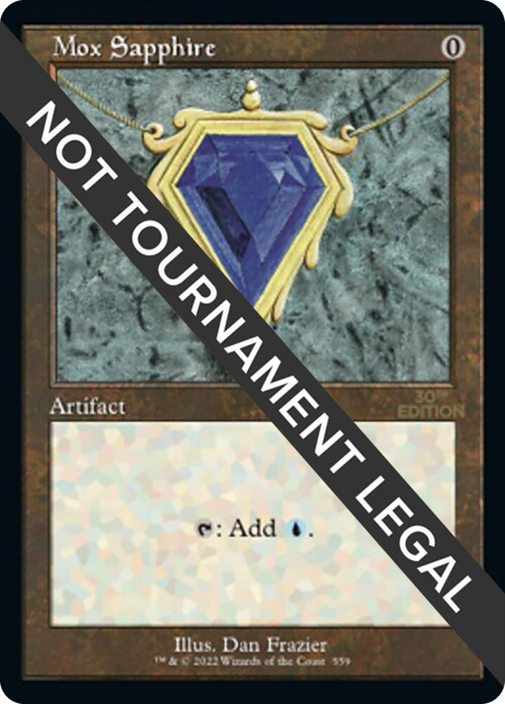0559 Mox Sapphire (Retro Frame) R 30th Anniversary Edition