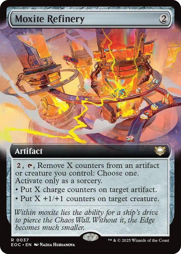 Moxite Refinery (Extended Art) #37 R - Commander: Edge of Eternities Pokemon card