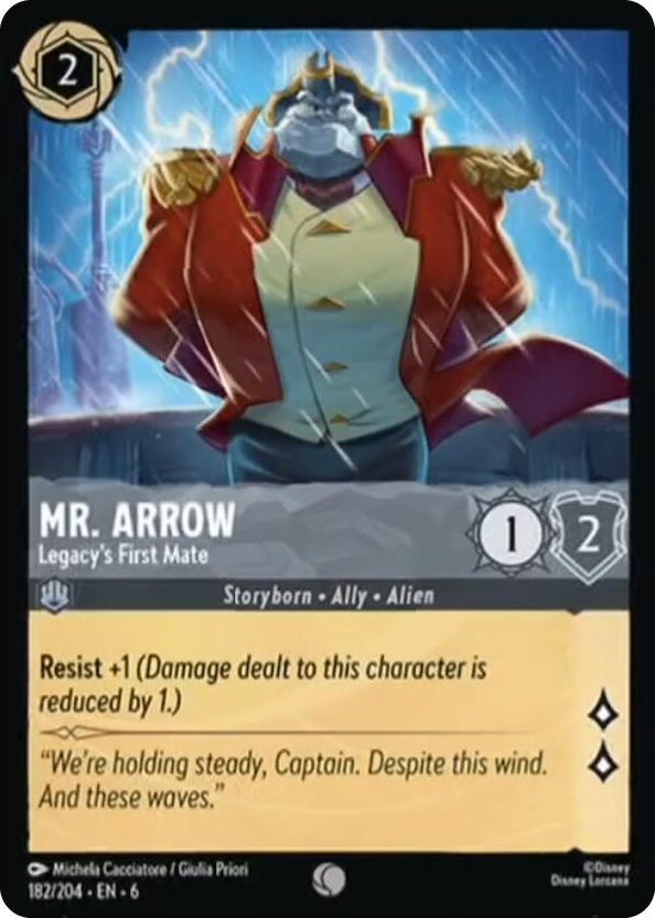 0182 Mr. Arrow - Legacy's First Mate Common Azurite Sea