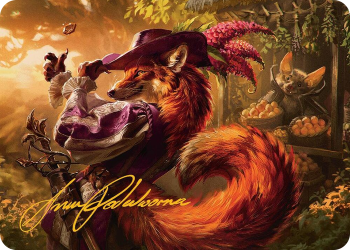 Mr. Foxglove Art Card (Gold-Stamped Signature) #31 S - Art Series: Bloomburrow Pokemon card