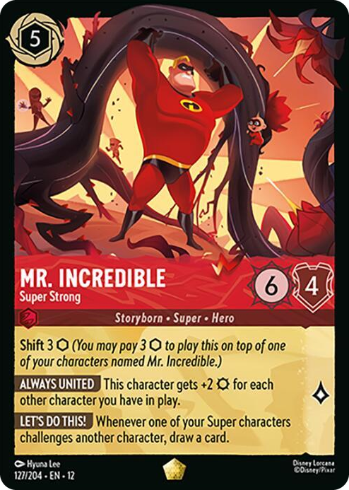 0127 Mr. Incredible - Super Strong Legendary Wilds Unknown