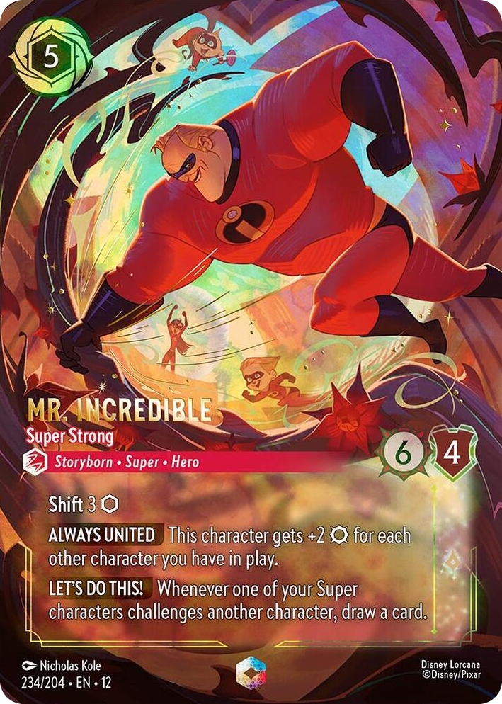0234 Mr. Incredible - Super Strong (Enchanted) Enchanted Wilds Unknown