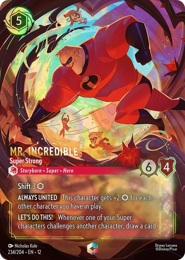 0234 Mr. Incredible - Super Strong (Enchanted) Enchanted Wilds Unknown