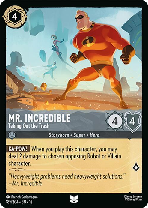 0185 Mr. Incredible - Taking Out the Trash Uncommon Wilds Unknown