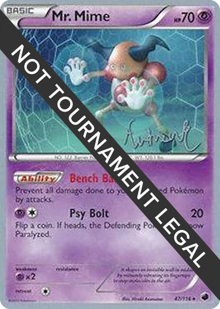 0047 Mr. Mime - 2014 (Andrew Estrada) Rare World Championship Decks