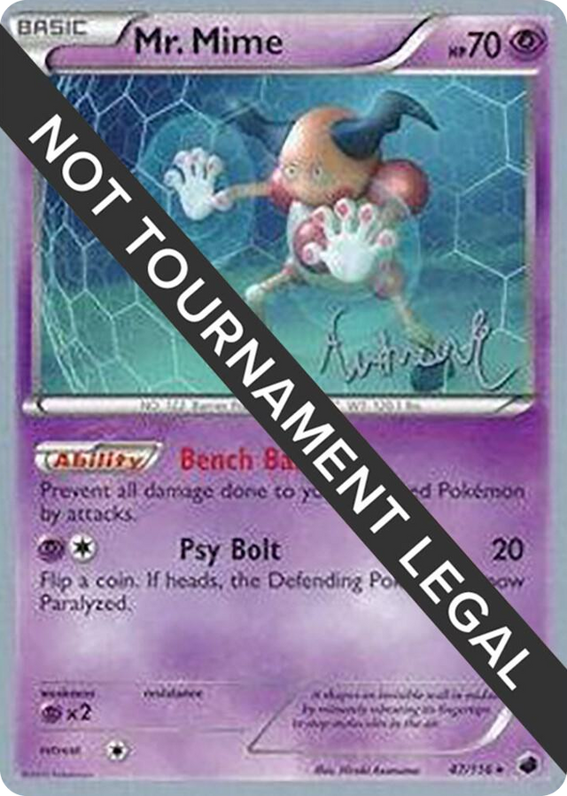 0047 Mr. Mime - 2014 (Andrew Estrada) Rare World Championship Decks