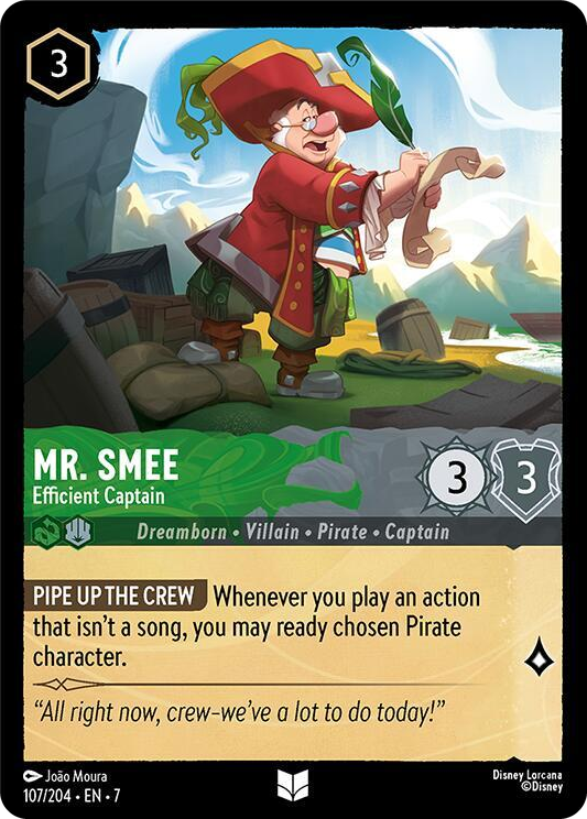 0107 Mr. Smee - Efficient Captain Uncommon Archazia's Island