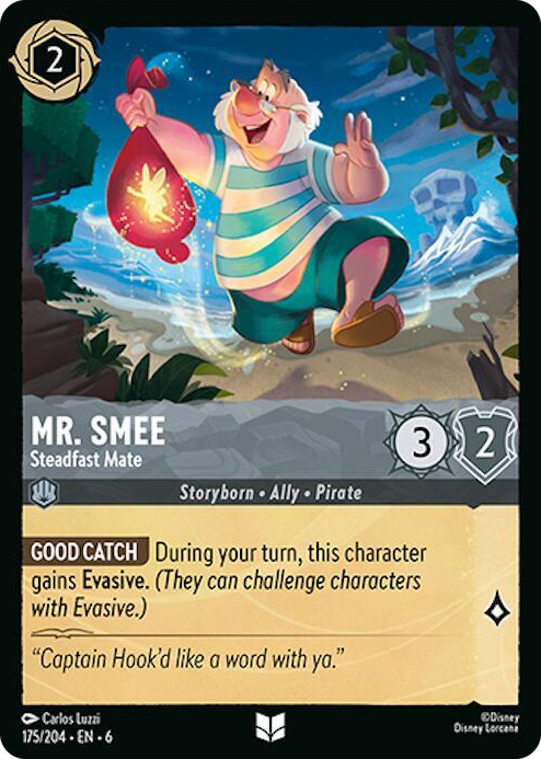 0175 Mr. Smee - Steadfast Mate Uncommon Azurite Sea