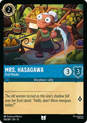 0150 Mrs. Hasagawa - Fruit Vendor Uncommon Attack of the Vine!
