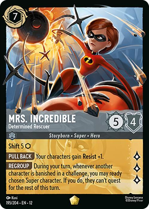 0195 Mrs. Incredible - Determined Rescuer Legendary Wilds Unknown