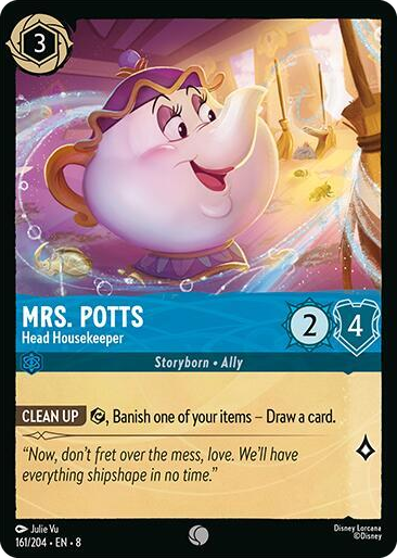 0161 Mrs. Potts - Head Housekeeper Common Reign of Jafar
