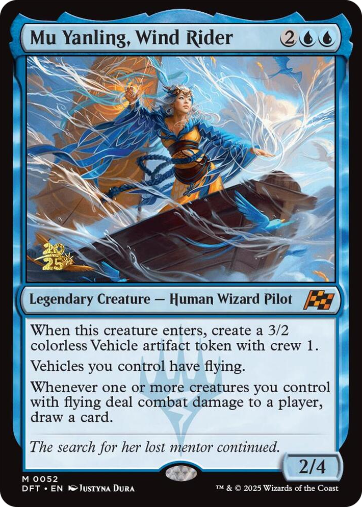 0052 Mu Yanling, Wind Rider M Prerelease Cards