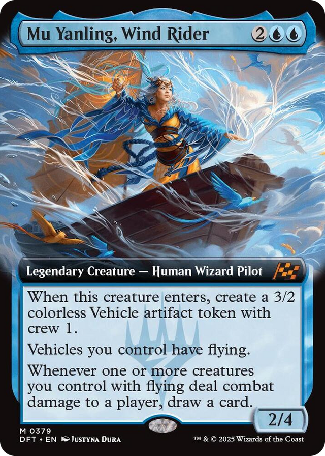 0379 Mu Yanling, Wind Rider (Extended Art) M Aetherdrift