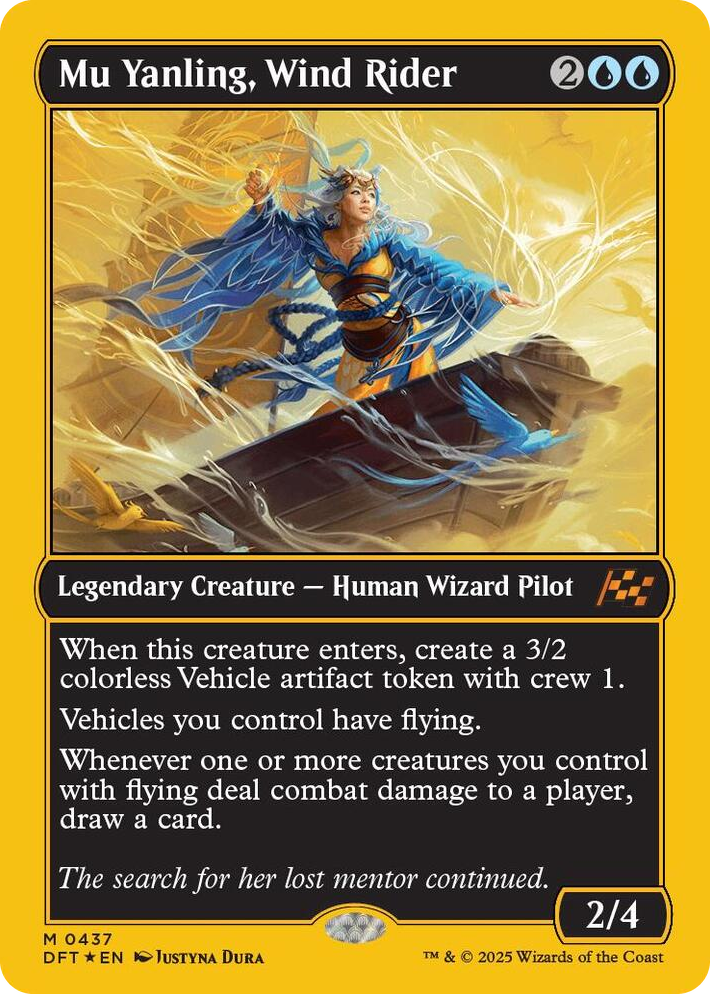 0437 Mu Yanling, Wind Rider (First-Place Foil) M Aetherdrift