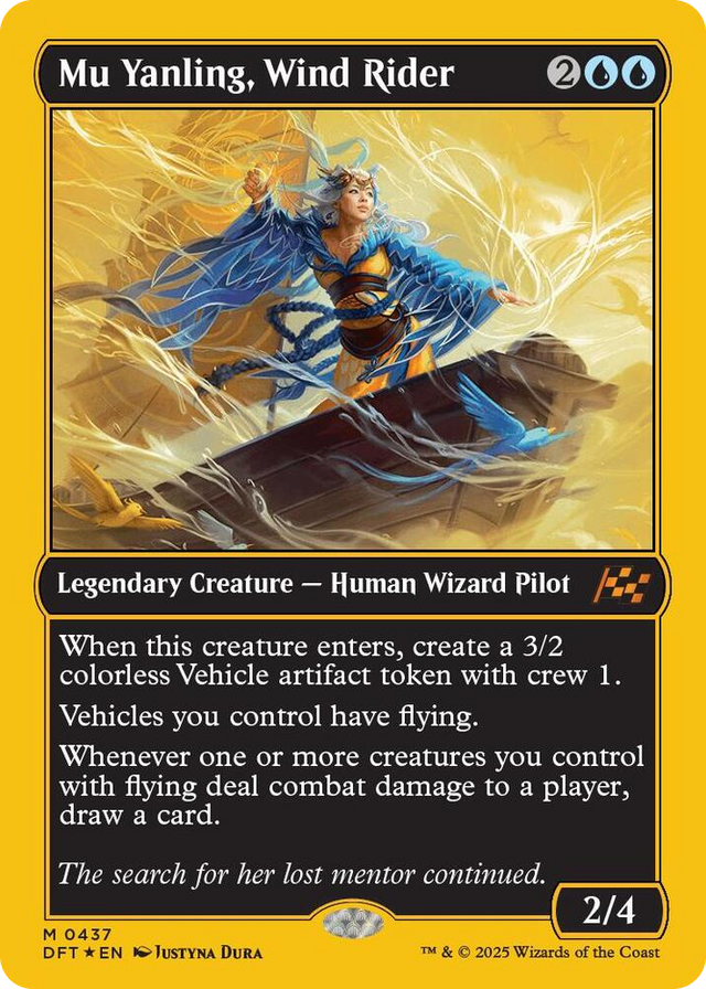 0437 Mu Yanling, Wind Rider (First-Place Foil) M Aetherdrift
