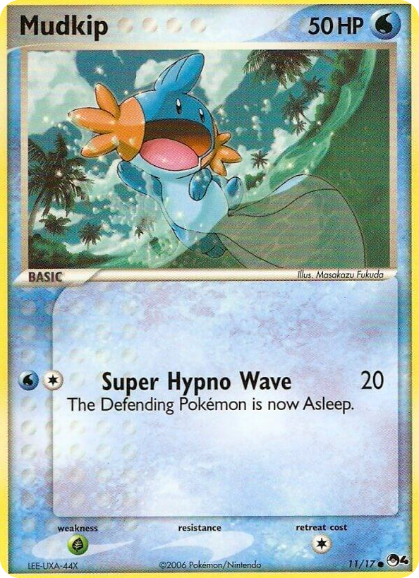 0011 Mudkip Common POP Series 4
