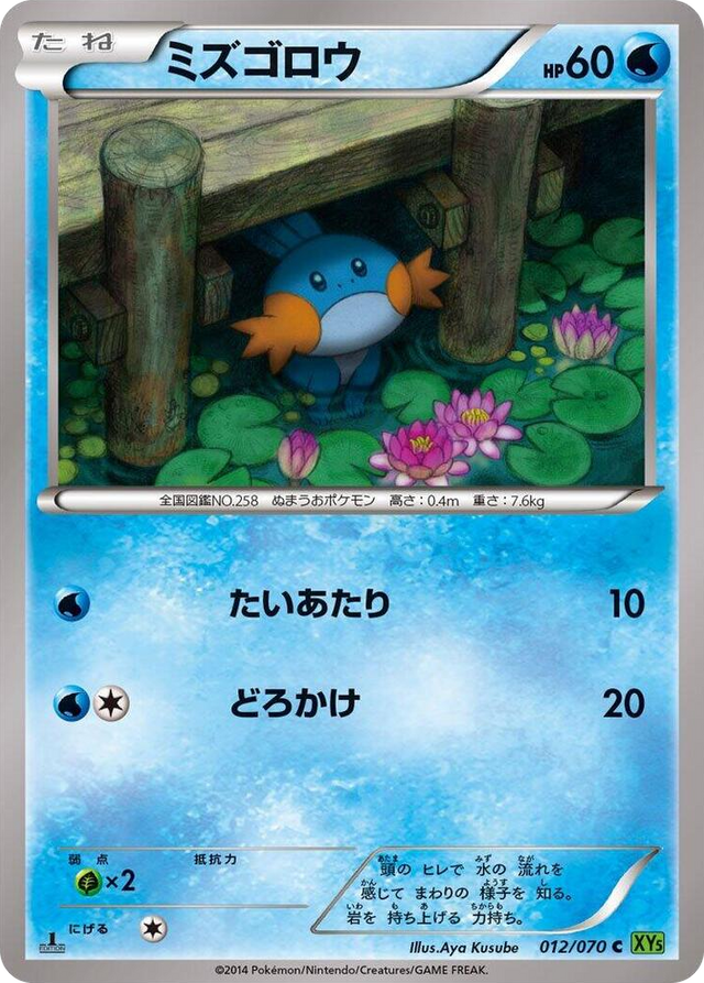 0012 Mudkip Common XY5-Bt: Tidal Storm