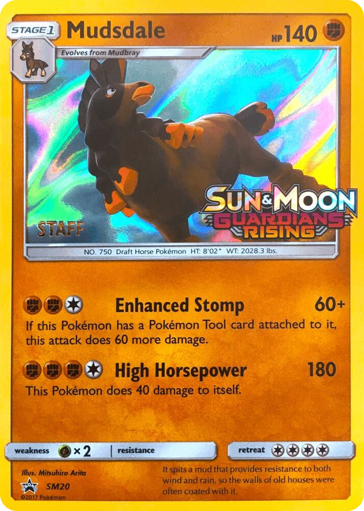 SM020 Mudsdale - SM20 (Prerelease) [Staff] Promo SM Promos