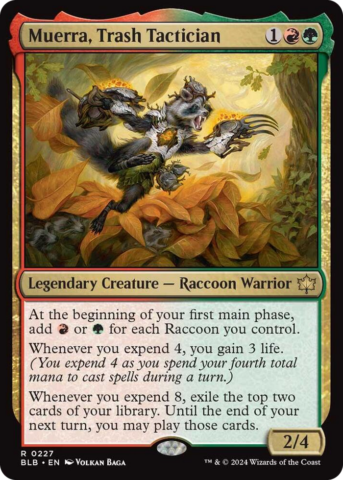 Muerra, Trash Tactician #227 R - Bloomburrow Pokemon card